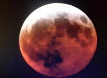 NASA показало видео лунного затмения, произошедшего накануне